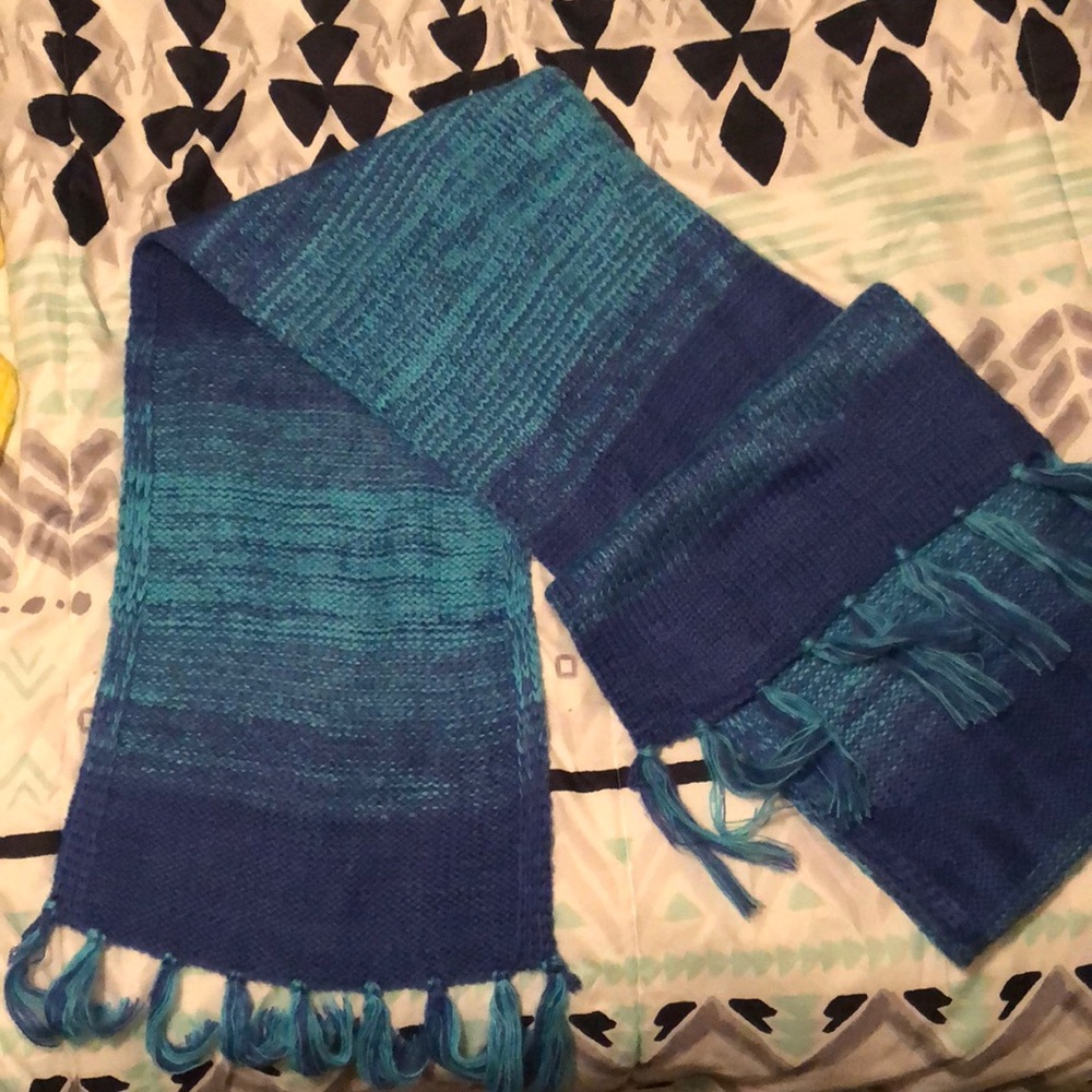 Two-Toned Blue Scarf